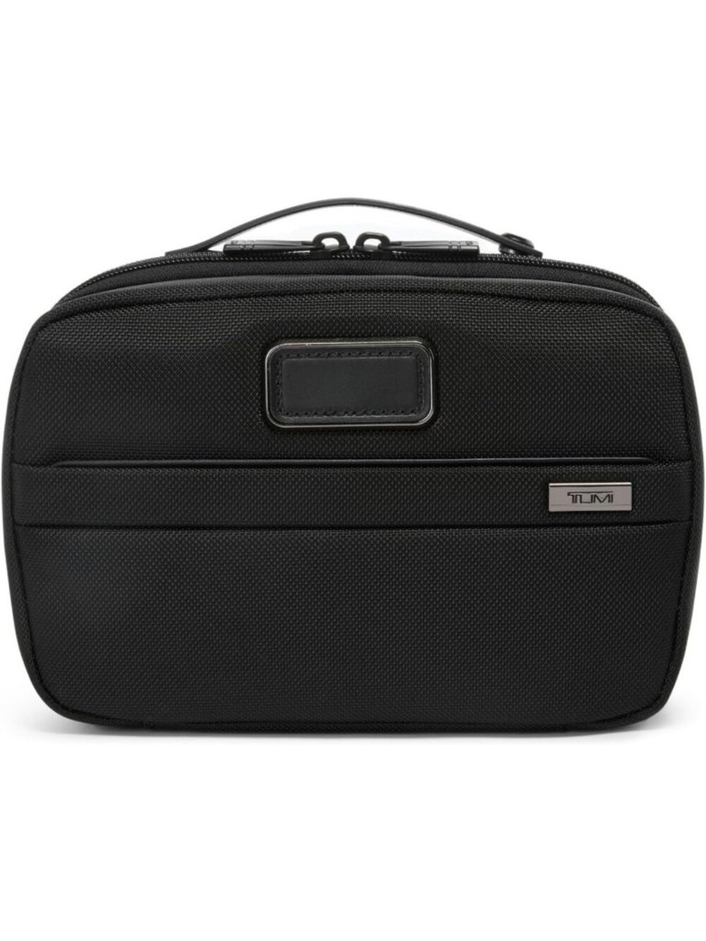 Men's Black Travel Kit - Compact Split Design, Versatile Organizer, One Size